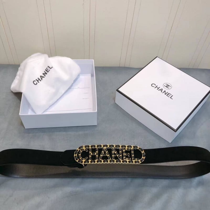 Chanel Suede Calfskin 30mm Belt AA6600 view 3
