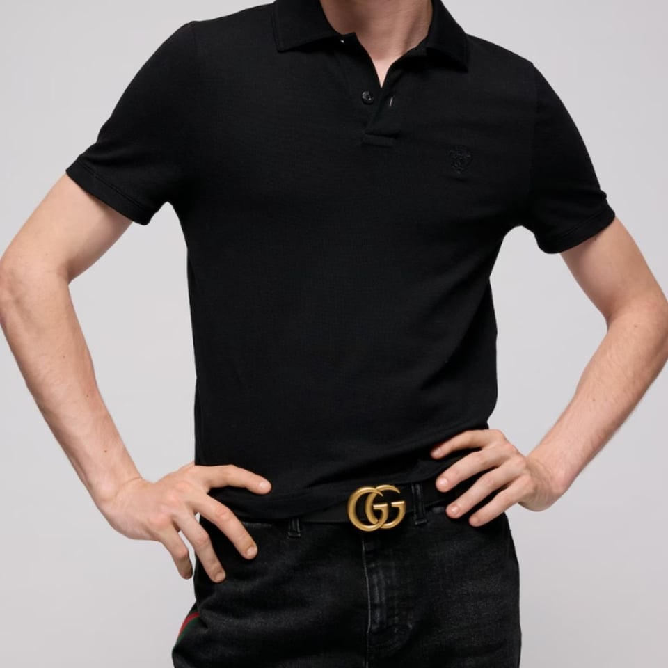 Gucci GG Marmont Belt Black Leather ‎414516 AP00T 1000 view 5