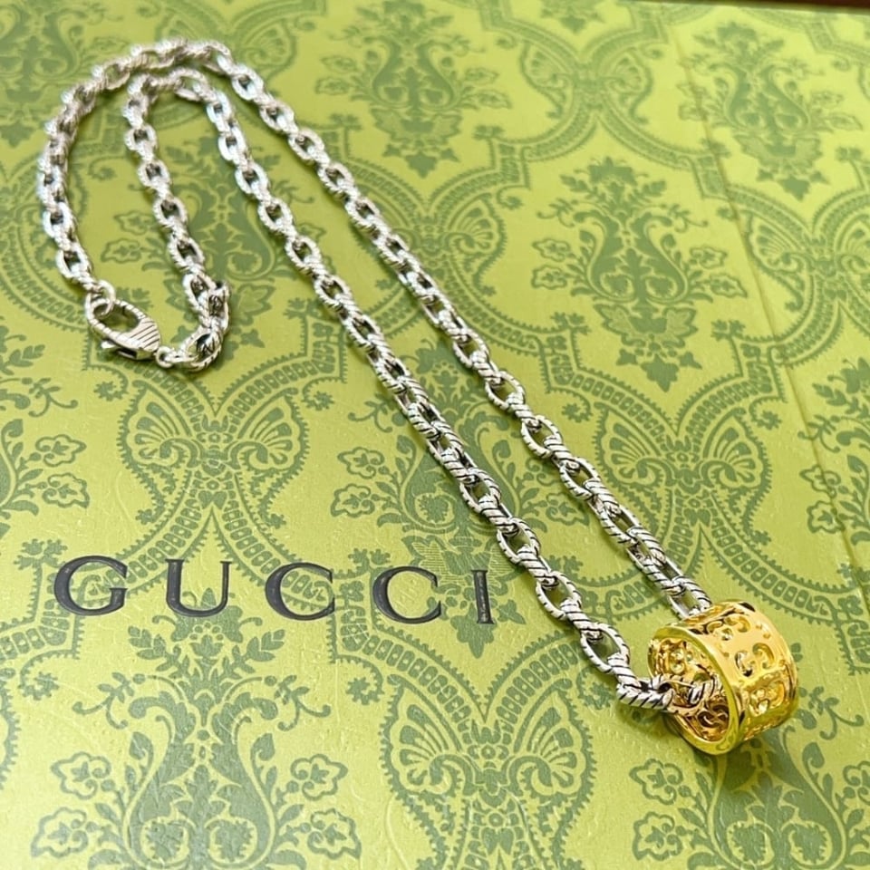 Gucci Necklace Gold And Silver view 5
