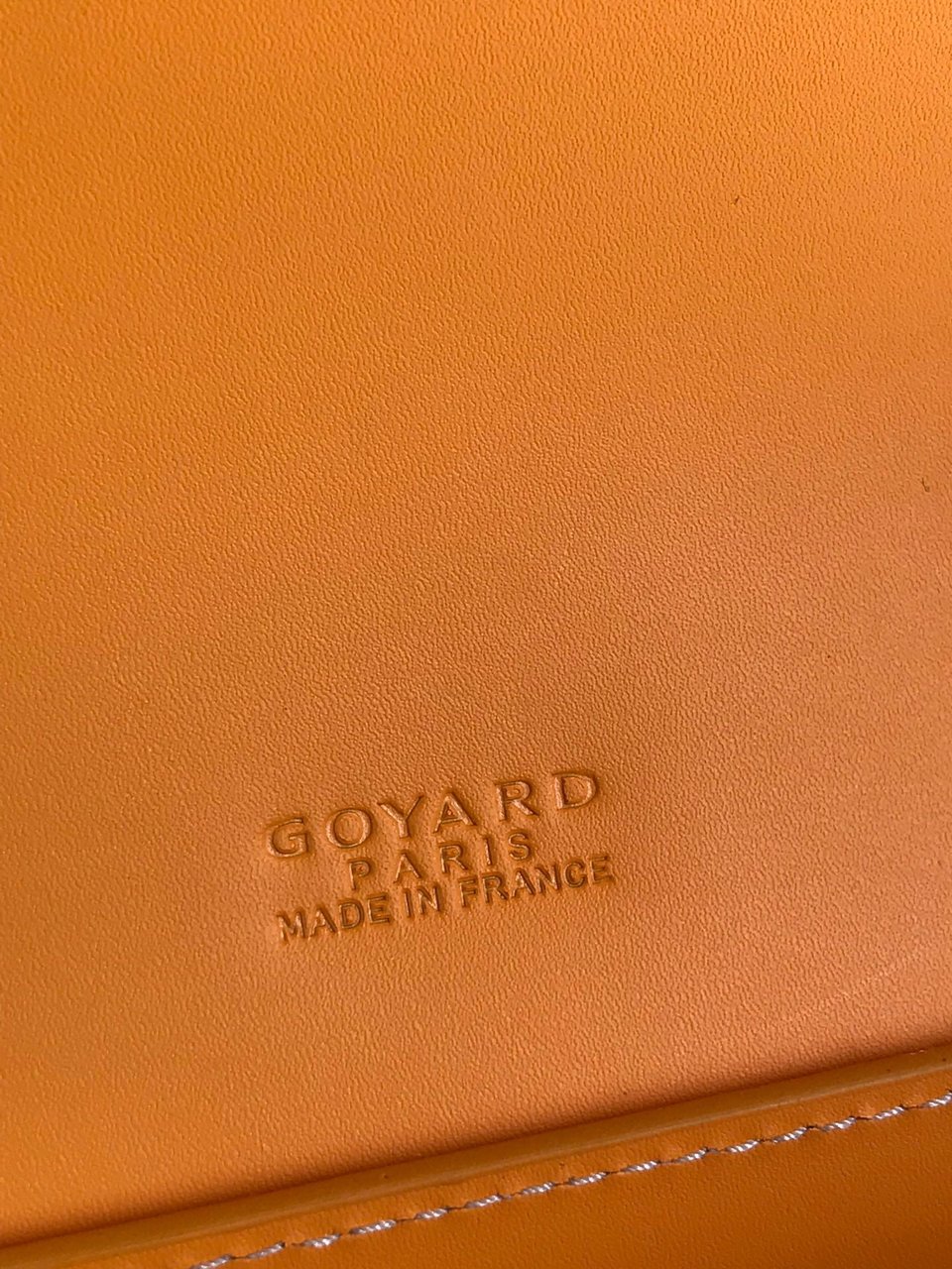 Goyard Duchesse Marie-Caroline Bag 25 Cm Yellow Goyardine Canvas And Smooth Calfskin view 4