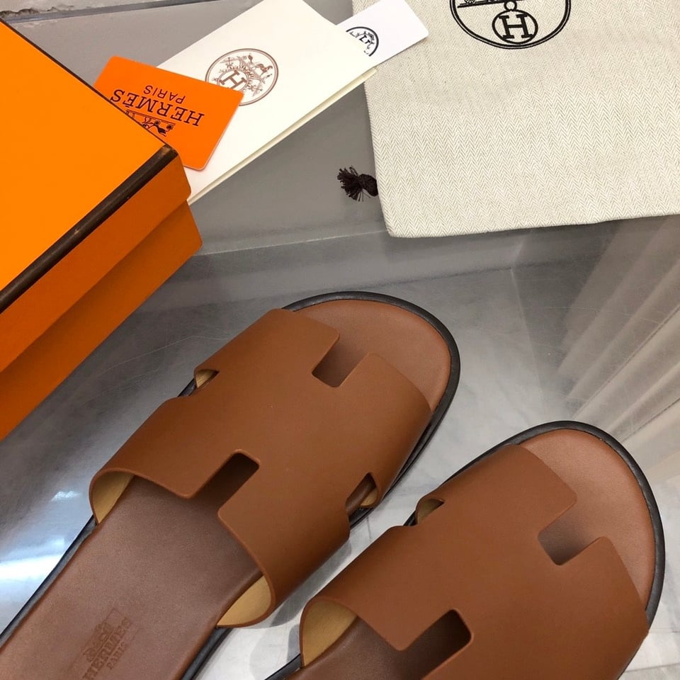 Hermes Izmir Sandal Brown H041141Zh03410 view 9