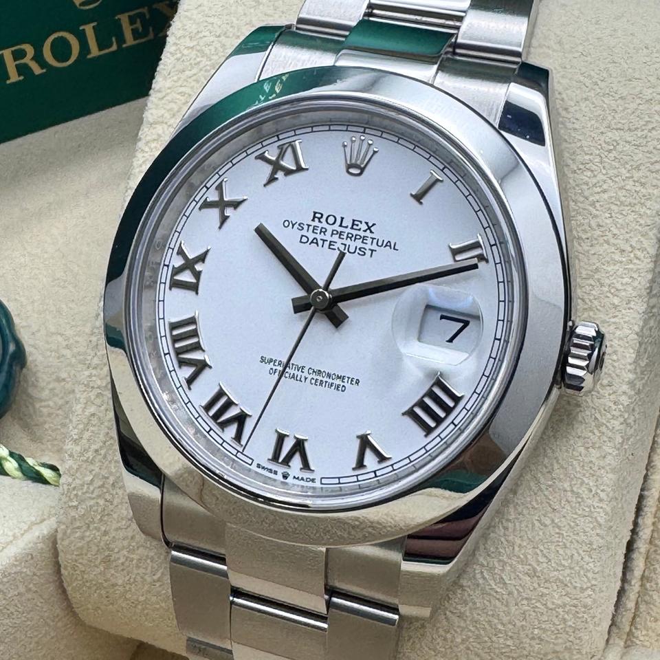[Superclone] Rolex Datejust 41mm White Dial Oyster 126300 view 5