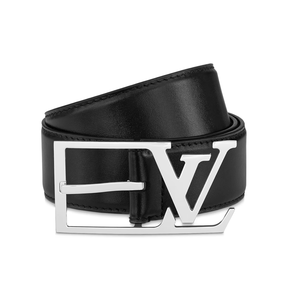 Louis Vuitton LV Black Skyline 35mm Men Belt M0687T view 3