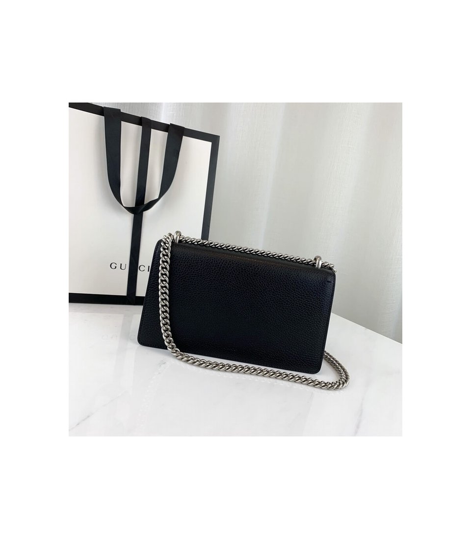 Gucci Dionysus Small Shoulder Bag in Black Leather view 6