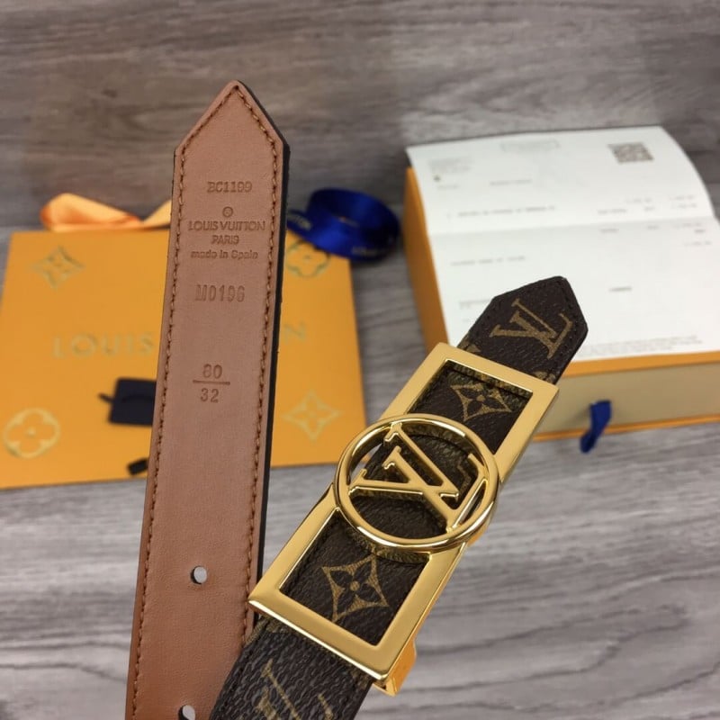 Louis Vuitton Dauphine 25mm Reversible Belt M0196U view 7
