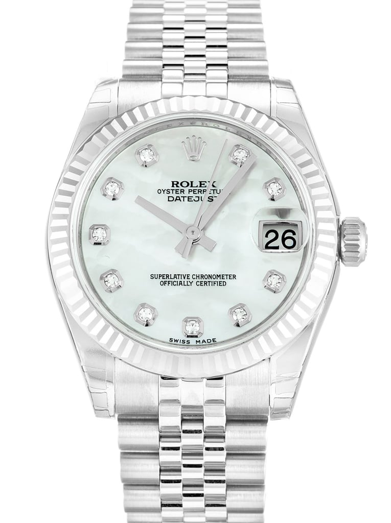 Rolex Lady-Datejust 31mm Mother of Pearl – White Dial 178274