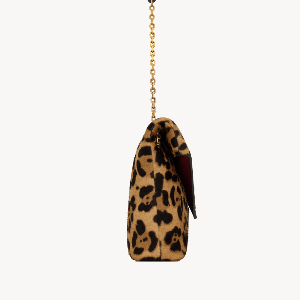 Saint Laurent Leopard Luxe Shoulder Bag 30cm view 3