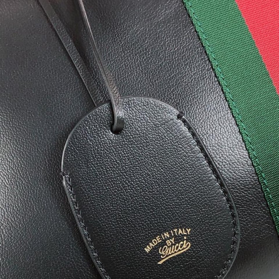 Gucci Borsetto Large Boston Bag Black 38.5cm/15.2in view 9