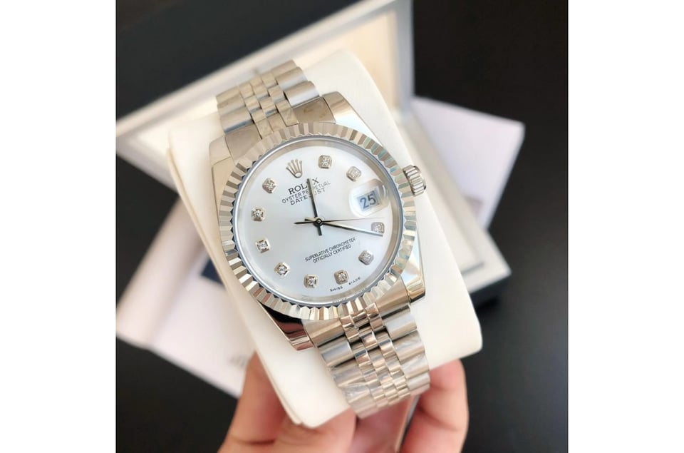 Rolex Datejust 36/28mm SS/SS Jub Sliver/Dia view 3