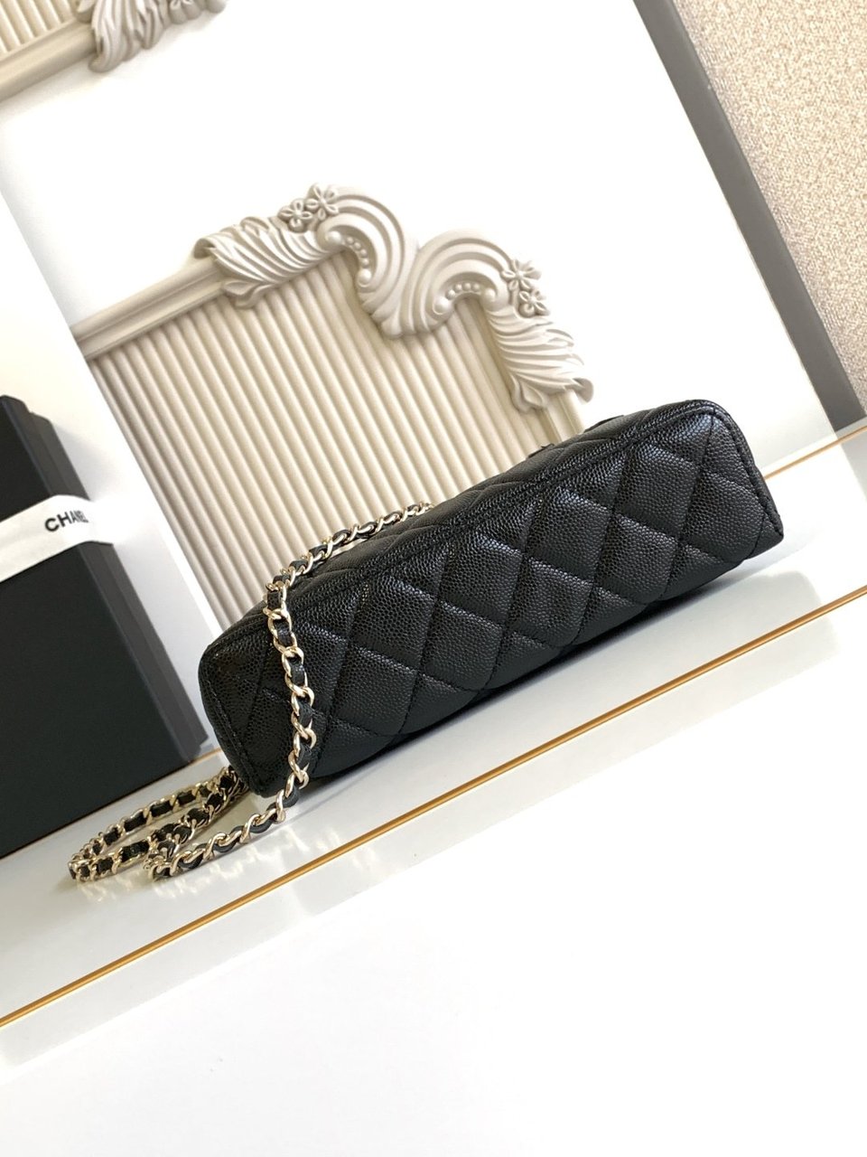 Chanel 25C Vanity Case Black 20cm view 9