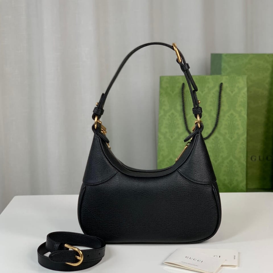 Gucci Aphrodite Small Shoulder Bag Black view 8