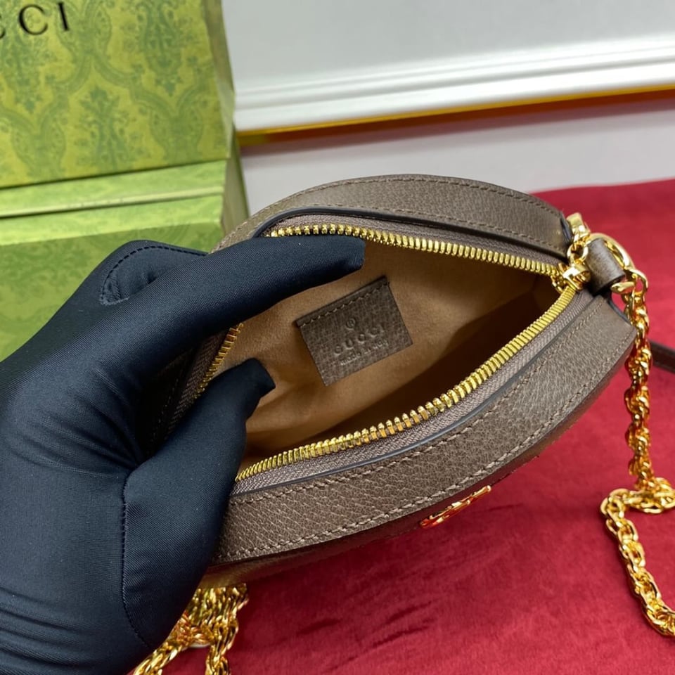 Gucci Ophidia Mini GG Round Shoulder Bag view 20