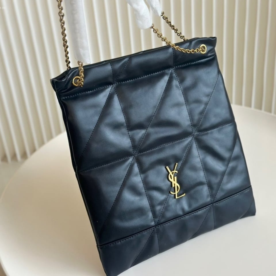 Saint Laurent Jamie 4 3 Pochon In Black 31Cm view 3