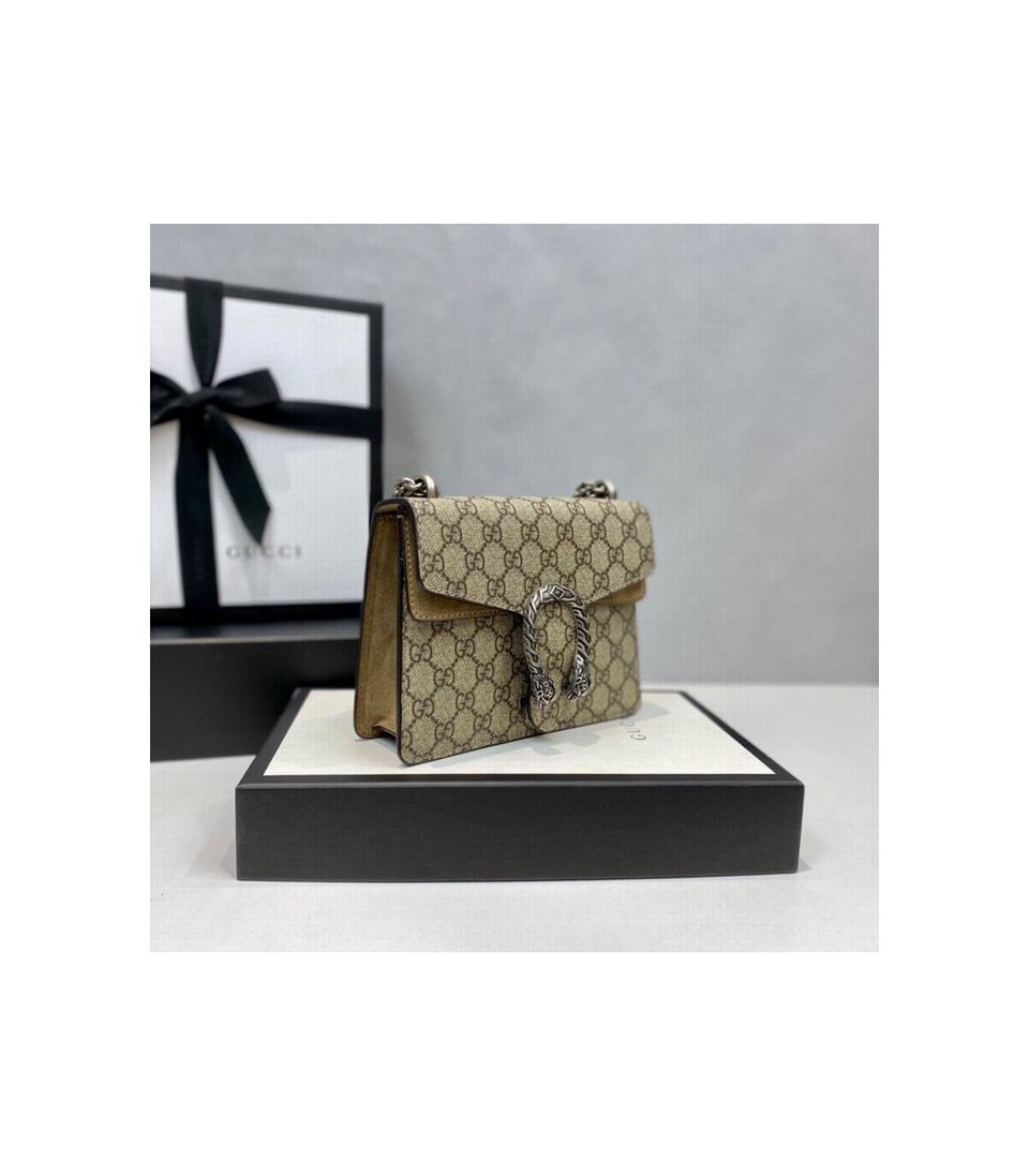 Gucci Dionysus GG Supreme Mini Bag Apricot view 8
