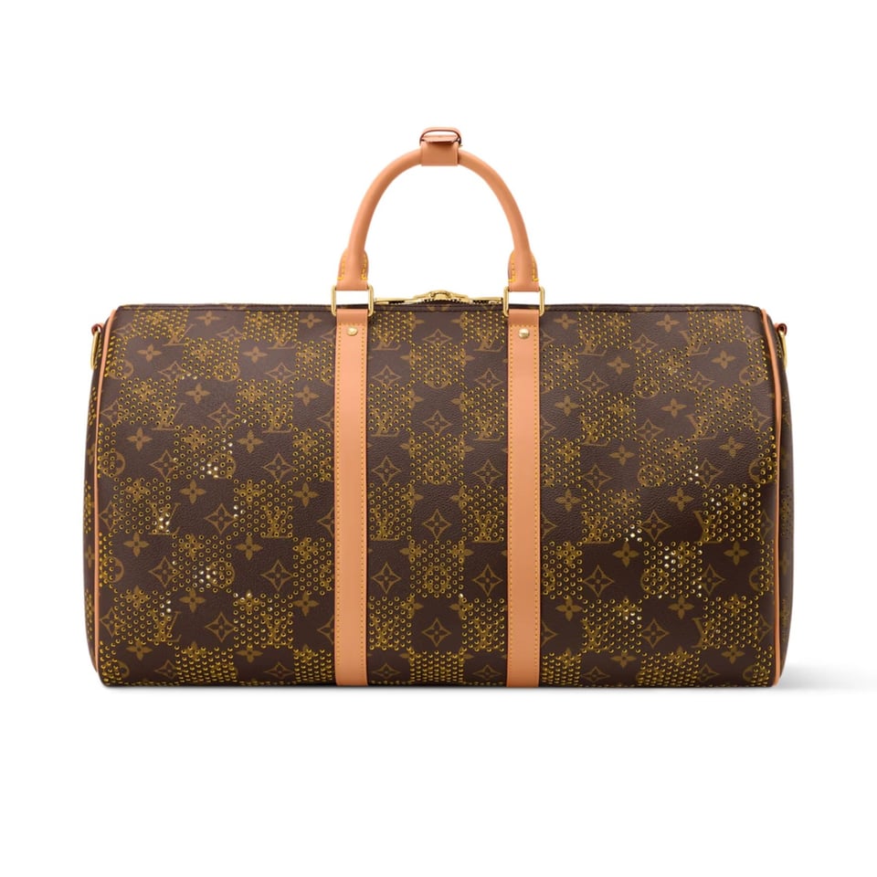 Louis Vuitton Keepall Bandoulière Bag 50cm/19.7in Perforated Monogram Canvas M29163 view 5