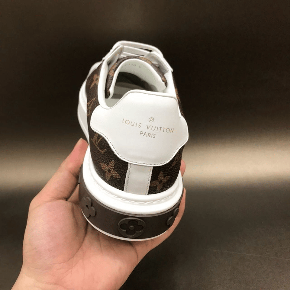 Louis Vuitton Time Out Sneaker Monogram Canvas White For Women view 8
