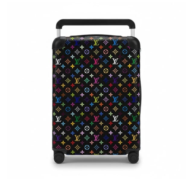 Lv Horizon 55 Multicolor Monogram Black Carry-On Suitcase 55cm/21.6in