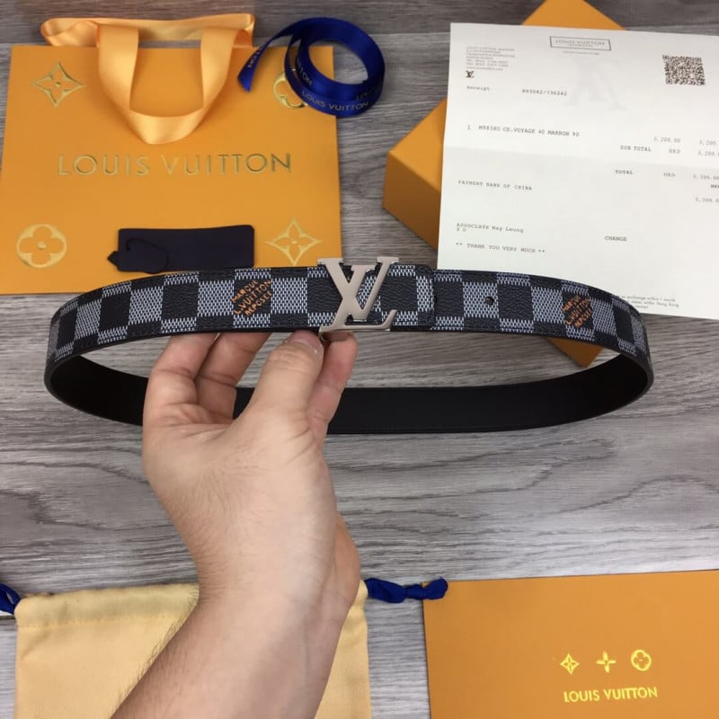 Louis Vuitton Initiales 25mm Reversible Belt MP182 view 4
