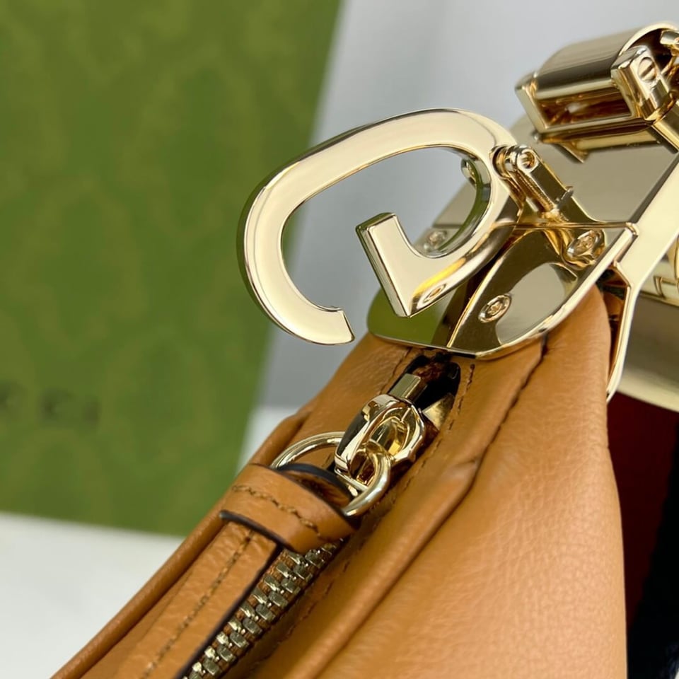 Gucci Brown Leather Attache Medium Shoulder Bag 35cm 702823 view 9