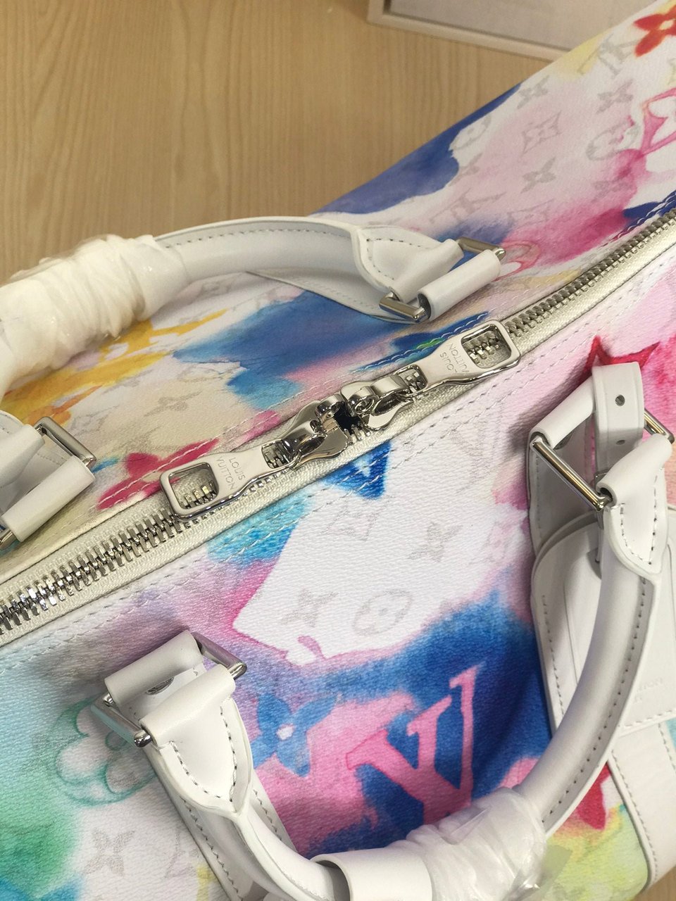 Louis Vuitton Keepall 50 Monogram Watercolor M45758 view 9