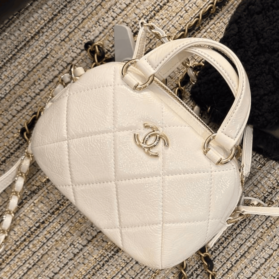 Chanel Mini Bowling Bag For Women 18cm/7.1in view 7