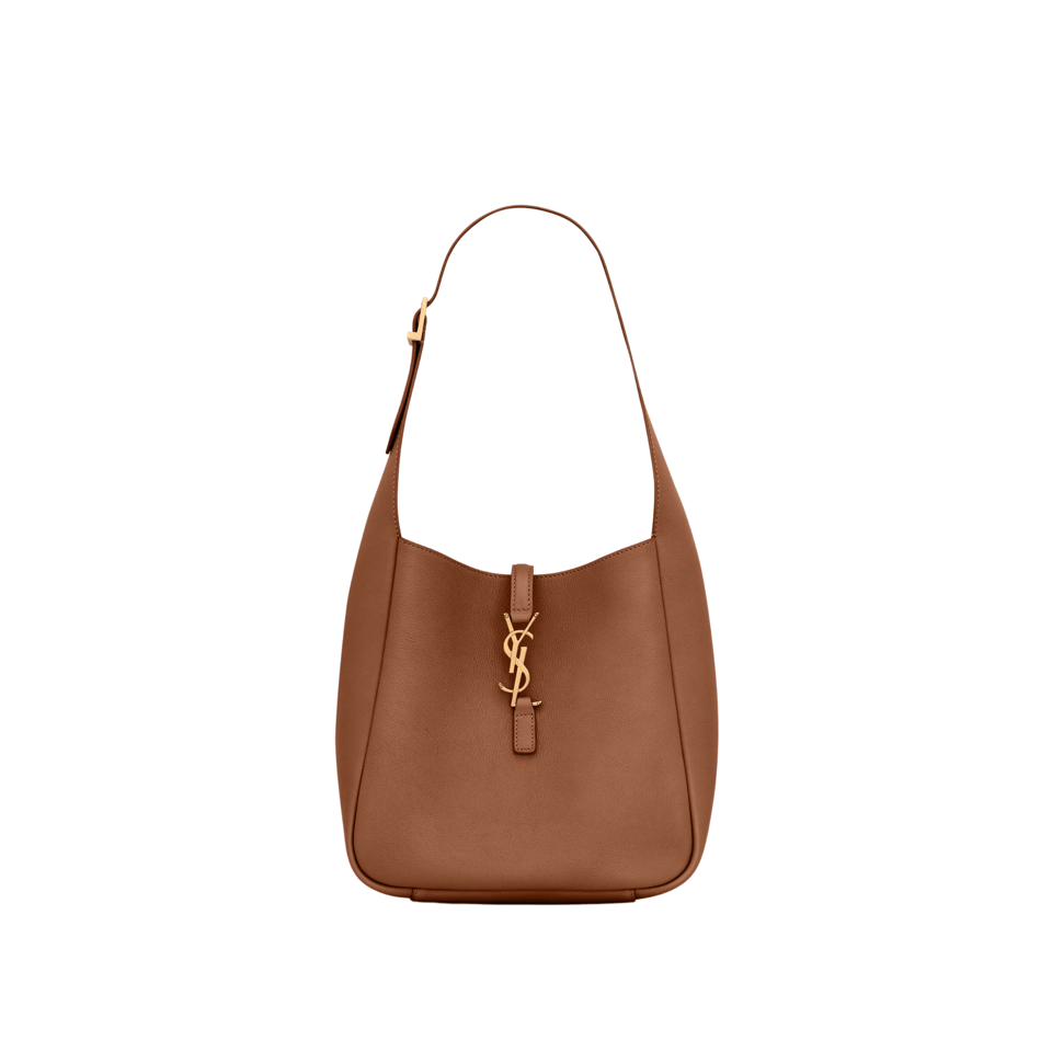 Saint Laurent Grained Leather Fox Bag 23cm view 2