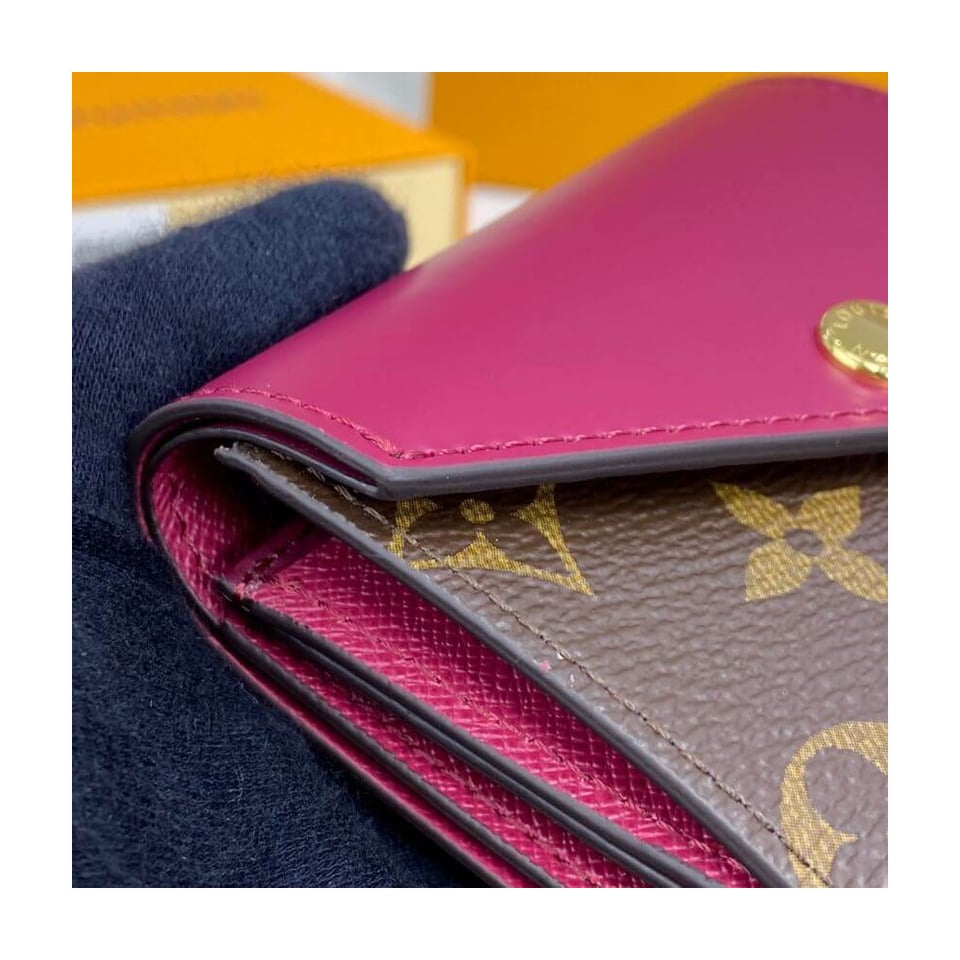 Louis Vuitton Monogram Zoe Wallet Fuchsia view 7