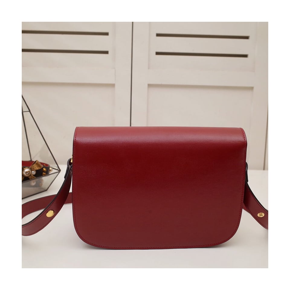 Gucci Horsebit 1955 Shoulder Bag In Red Leather view 12
