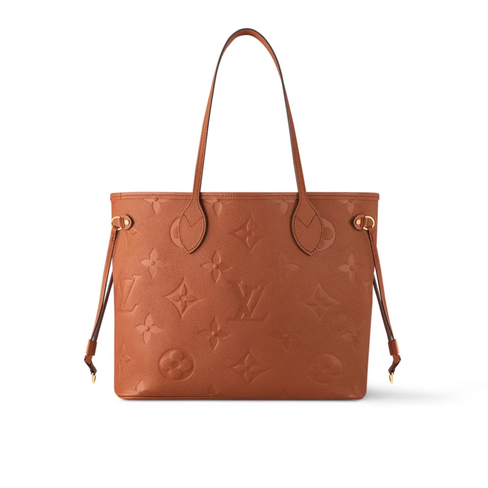 Louis Vuitton Neverfull Mm Tote Bag Cognac Brown 31cm M12605 view 2