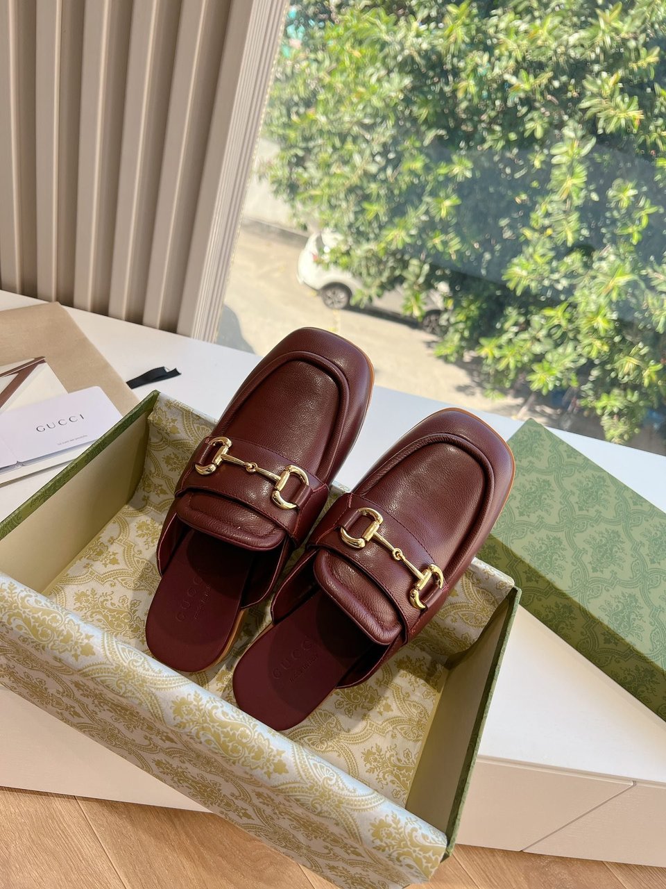 Gucci Women’s Mule With Horsebit Brown view 6