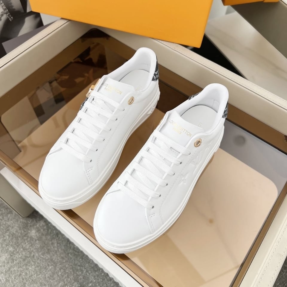 Louis Vuitton Time Out Sneaker Pink 1Aguxo view 4