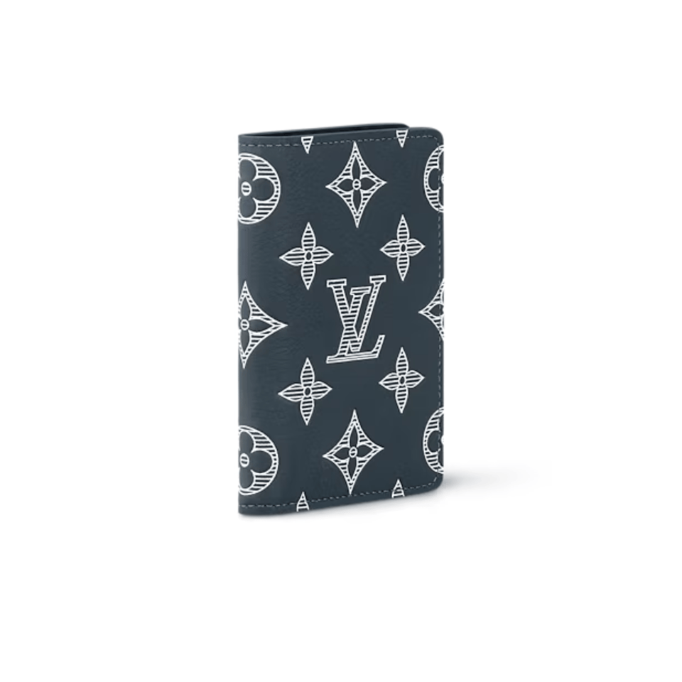 Louis Vuitton Navy Blue Pocket Organizer For Women 8cm M83378 view 3
