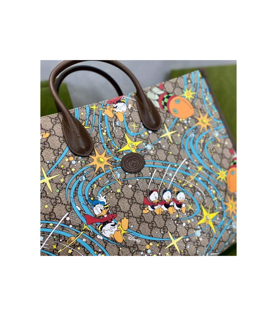 Disney x Gucci Donald Duck Tote Bag view 9