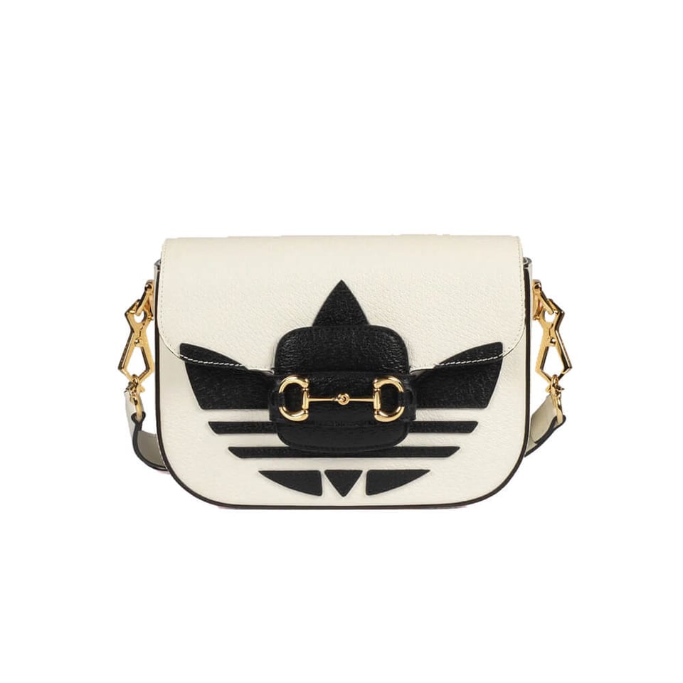 Gucci x Adidas Horsebit 1955 Mini GG Supreme Shoulder Bag 20cm/7.9in 735139 view 2