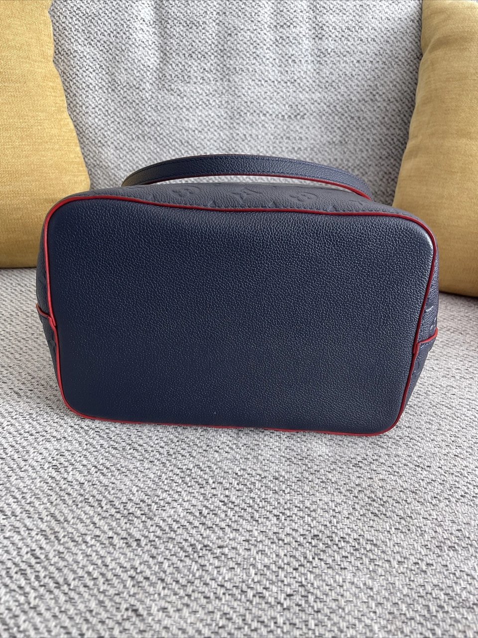Louis Vuitton N Ono Mm Bucket 26cm/10.2in Navy Blue view 7