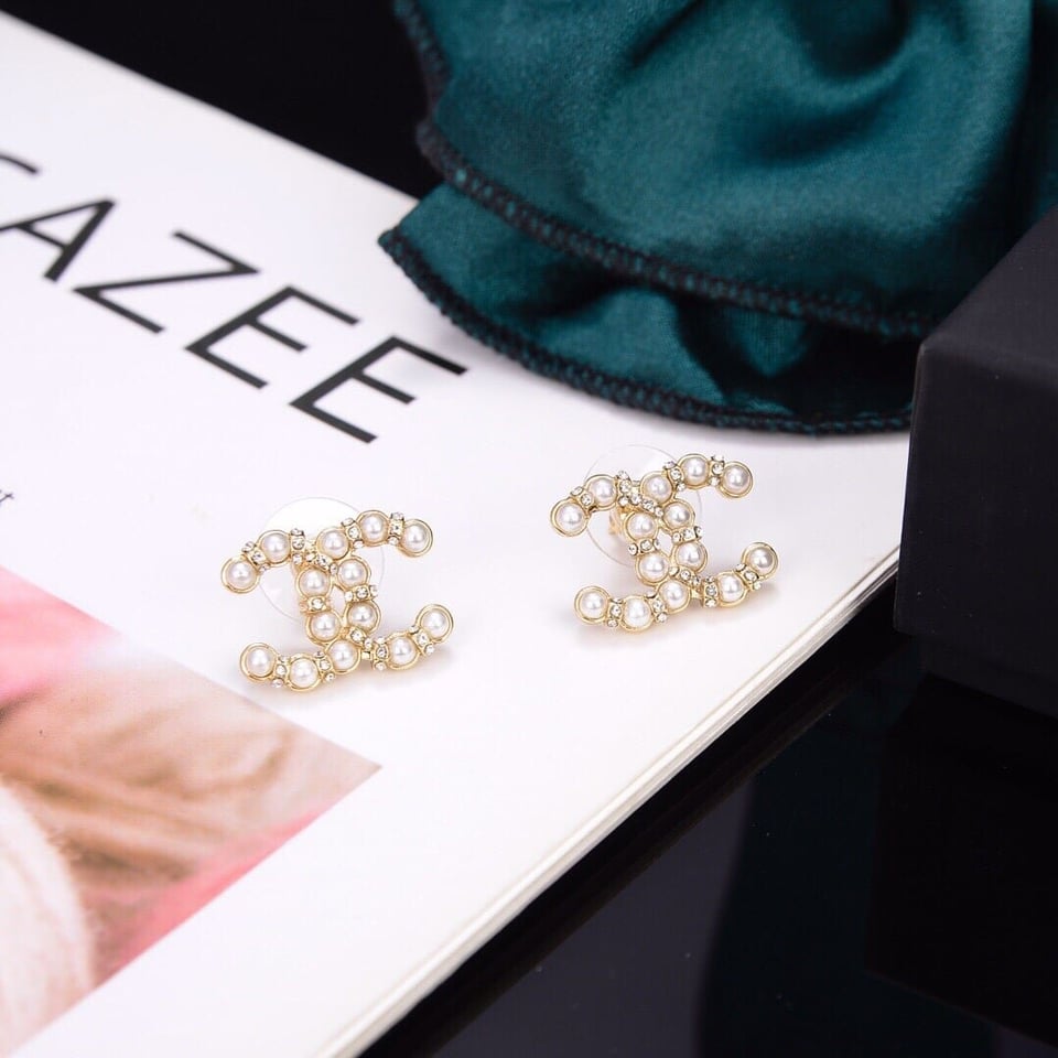 Chanel Cc Earrings view 8