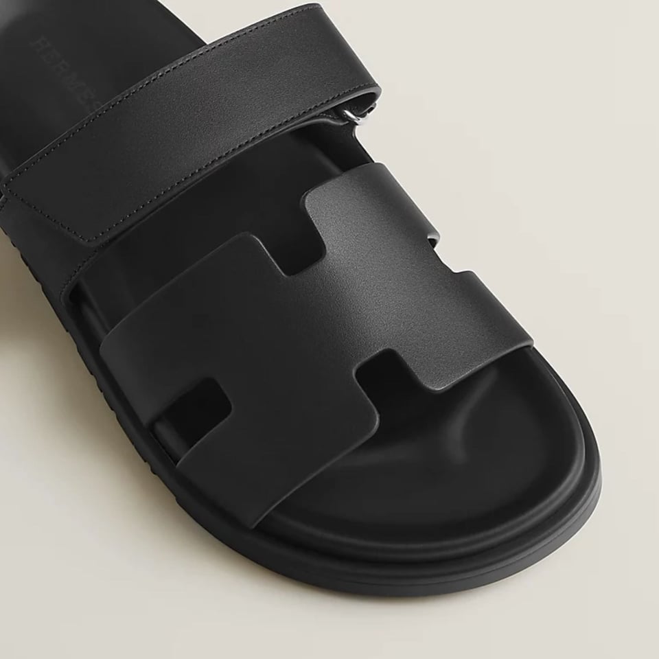 Hermes Chypre Sandal Noir Color Calfskin H222000ZH01390 view 6