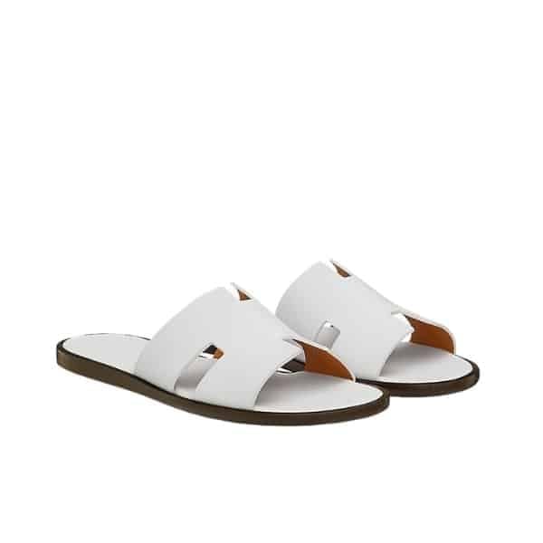 Hermes Izmir Sandal White view 2