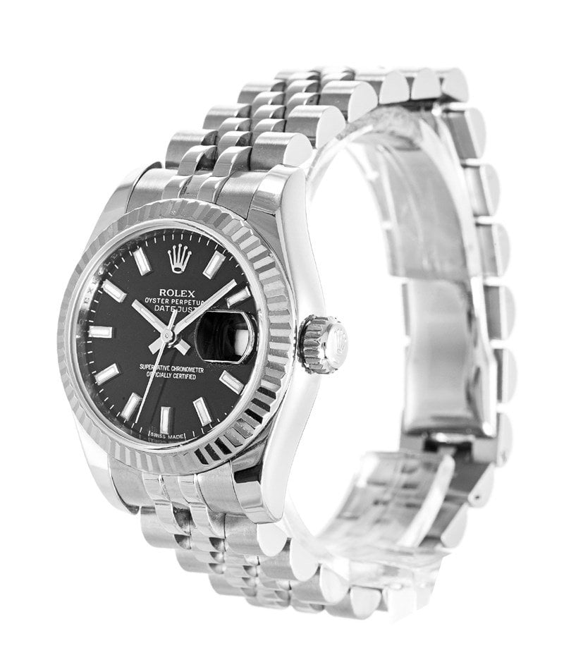 [Superclone] Rolex Datejust 31mm Black Dial Jubilee 179174 view 2