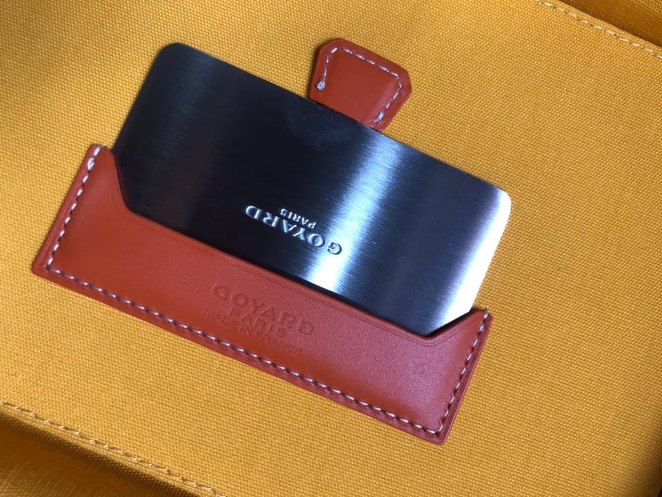Goyard Muse Vanity Case 20 Cm Orange Goyardine Canvas view 6