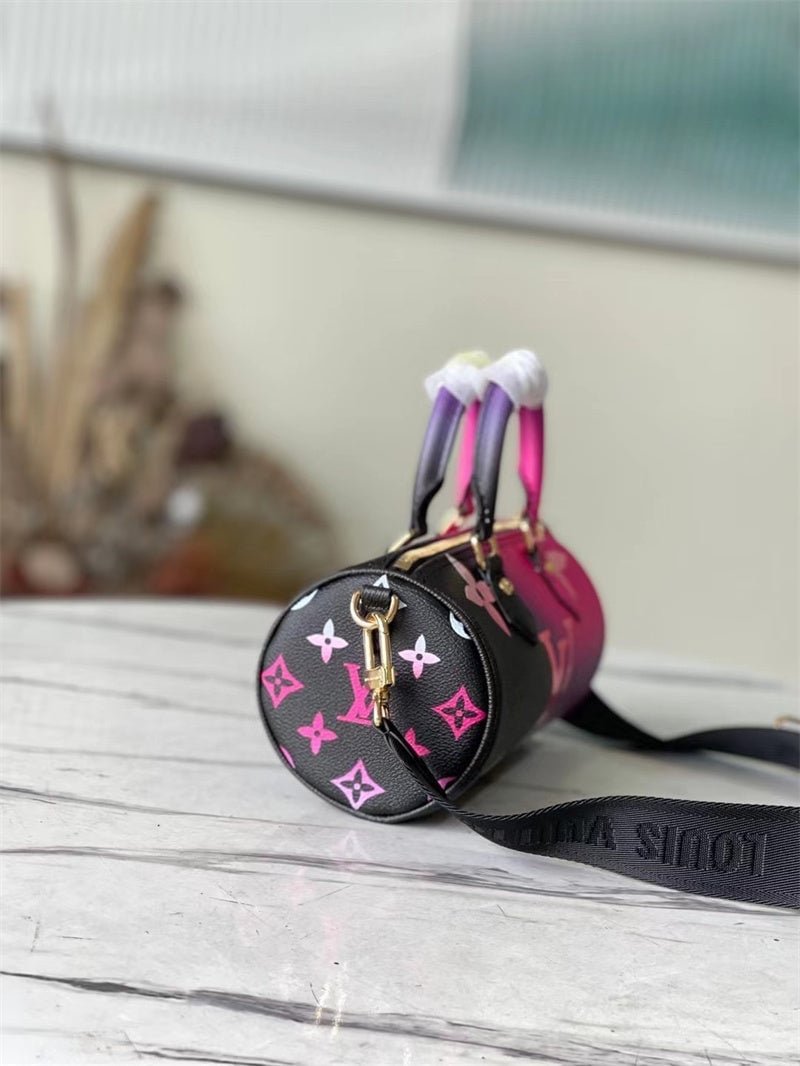 Louis Vuitton Papillon Bb 20Cm Midnight Fuchsia view 8
