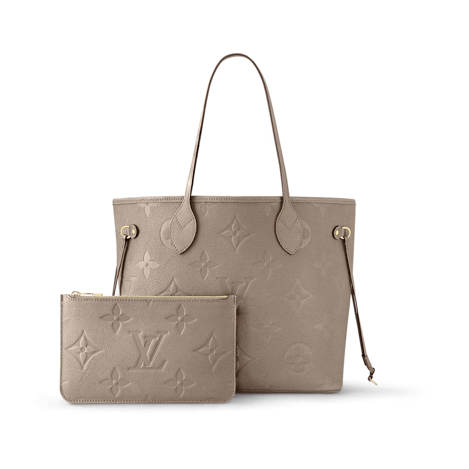 Louis Vuitton Neverfull Mm Tote Bag Tourterelle Gray 31cm M45686 view 4
