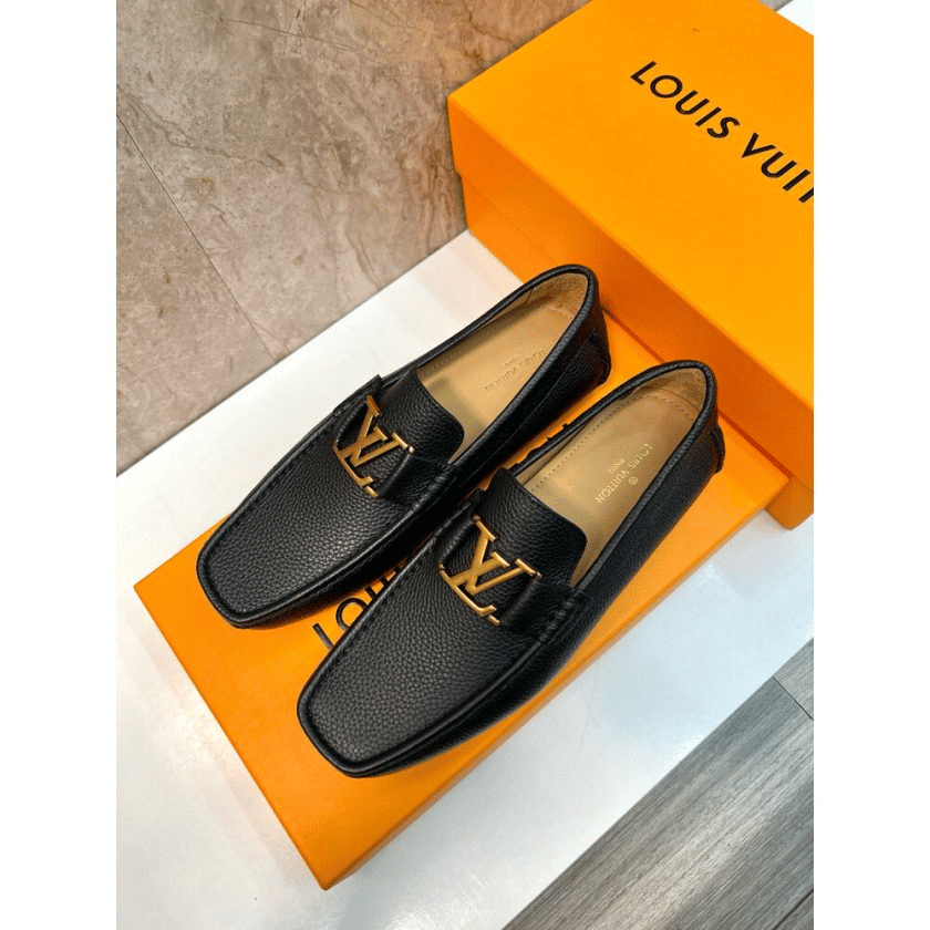 Louis Vuitton LV Monte Carlo Mocassin Black Loafers for Men view 8