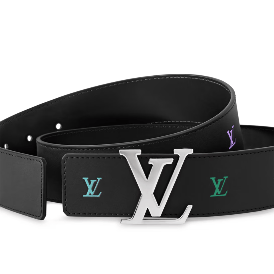 Louis Vuitton LV Silver Initiales 40mm Reversible Men Belt M8932V view 3
