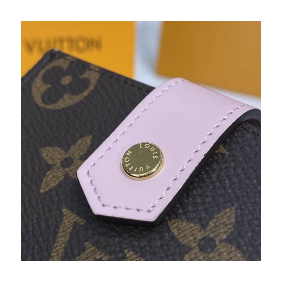 Louis Vuitton Monogram Canvas Card Holder Pink view 6