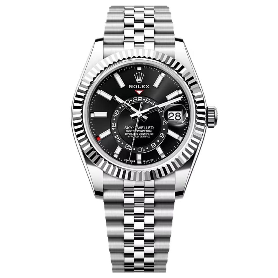 Rolex Sky-Dweller 42 mm Bright black Dial 336934 Jubilee