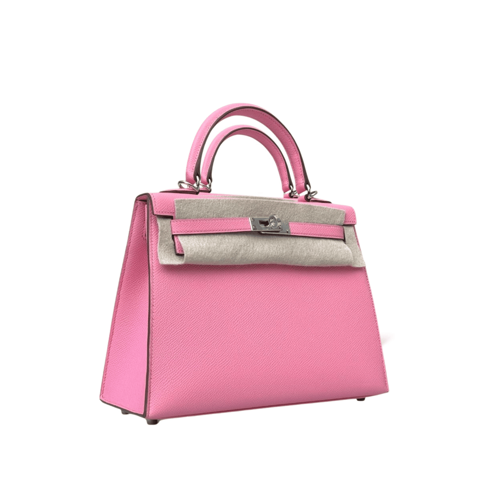 Hermes Kelly 25 Bag In Rose Confetti Epsom Leather For Women 25cm/10in view 3