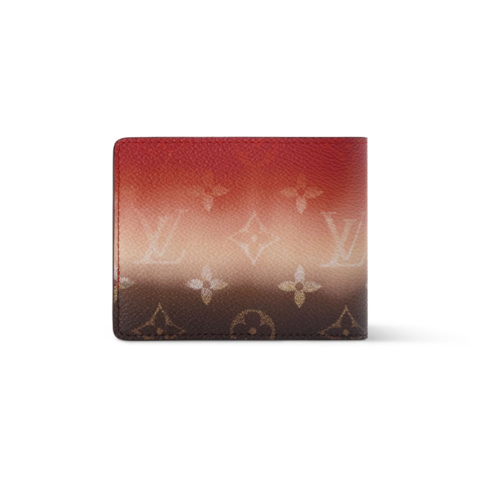 Louis Vuitton Slender Wallet – Monogram Sunset Orange 11cm M28007 view 4