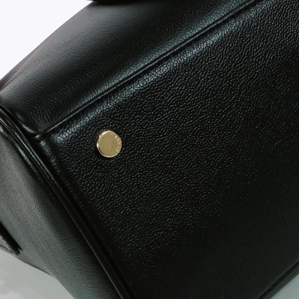 Gucci Borsetto Large Boston Bag Black 38.5cm/15.2in view 7