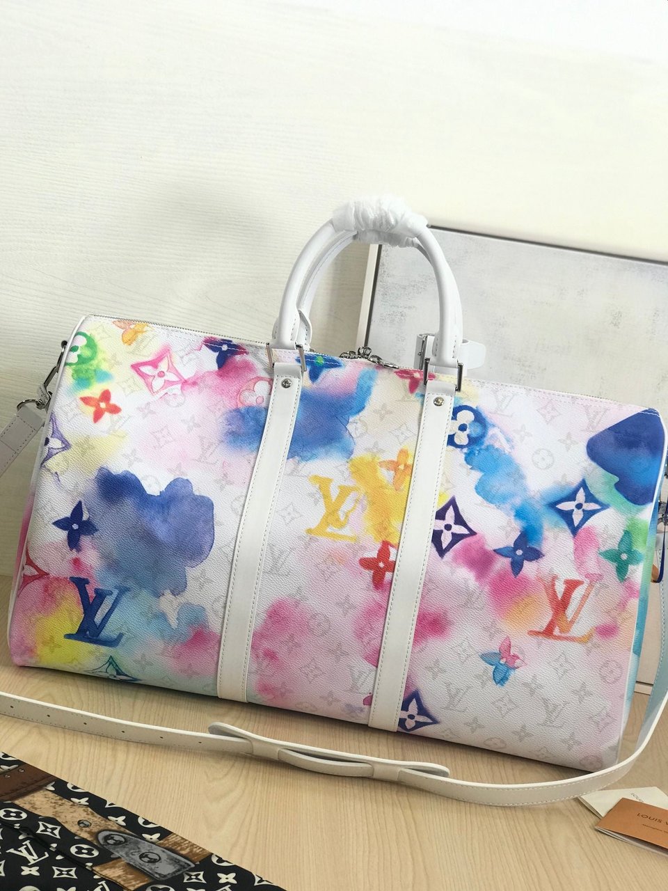 Louis Vuitton Keepall 50 Monogram Watercolor M45758 view 3